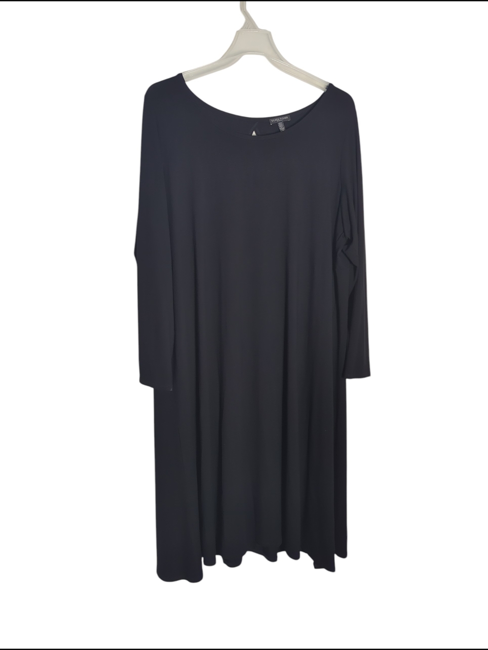 Eileen Fisher Womens Maxi Dress Quiet Luxury Neutral Old Money Chic Plus Size 3X